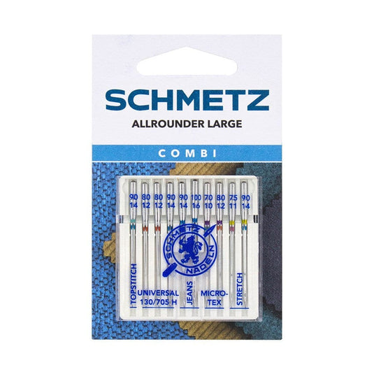 Shmetz Combi Pack Allrounder Large - 10 Pack