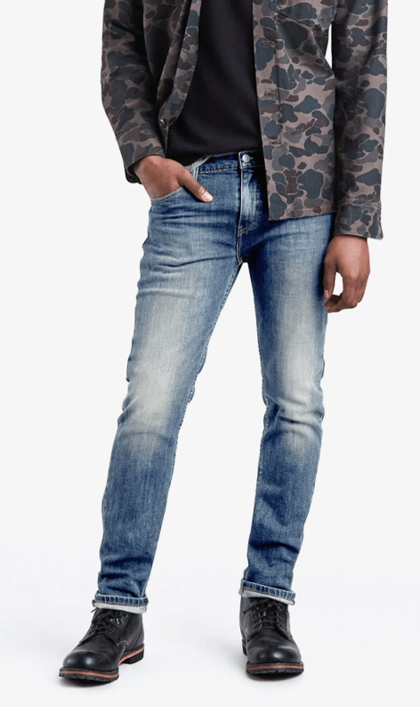 Levis Mens 511 Slim Ama Canyon Dark Jean