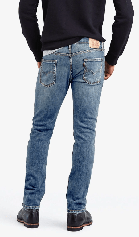 Levis Mens 511 Slim Ama Canyon Dark Jean