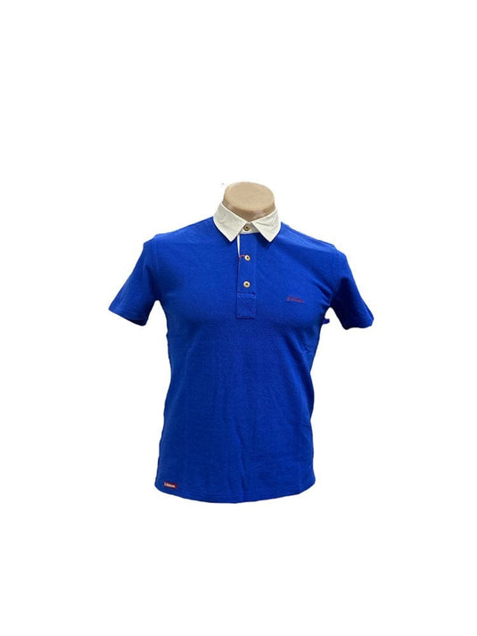 S. Kidman Mens Fitzroy Short Sleeve Polo - Mid Blue