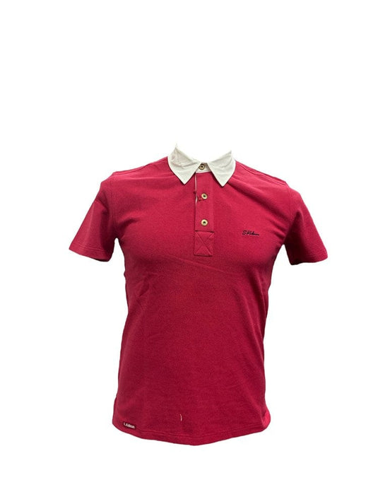 S. Kidman Mens Fitzroy Short Sleeve Polo - Red