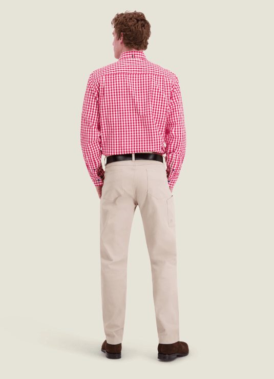 S. Kidman Mens Holstein Long Sleeve Shirt - Red