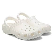 Crocs Classic Glitter Clog - White Glitter