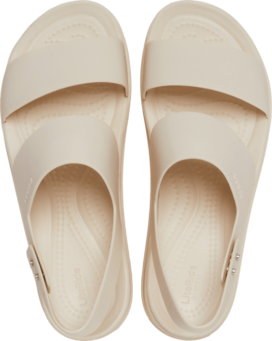 Crocs Womens Brooklyn Low Wedge - Sandstone