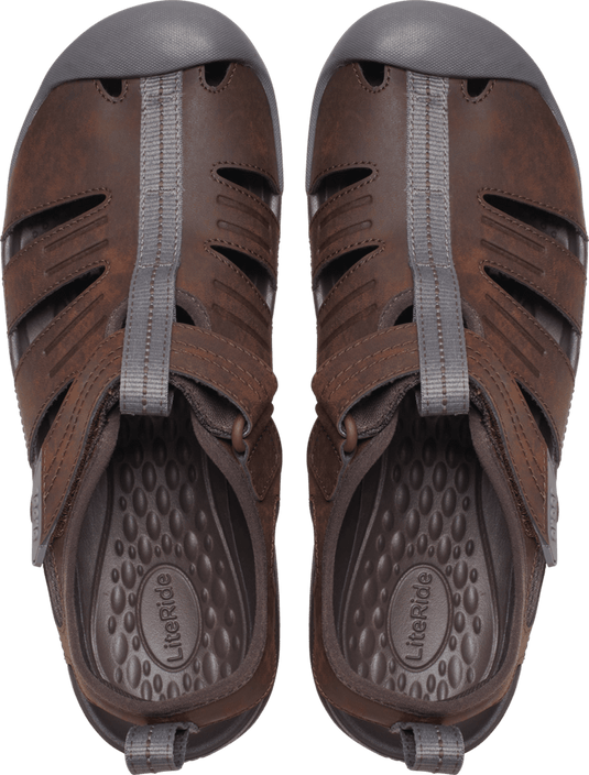 Crocs Mens Yukon Fishman Sandals - Espresso