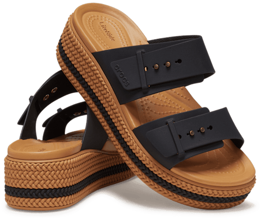 Crocs Womens Brooklyn Woven Buckle