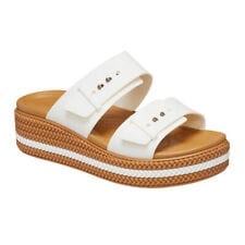 【Crocs】◆大人気◆Brooklyn Woven Buckle Sandals◆Chalk◆ Crocs Womens Brooklyn Woven Buckle - Chalk