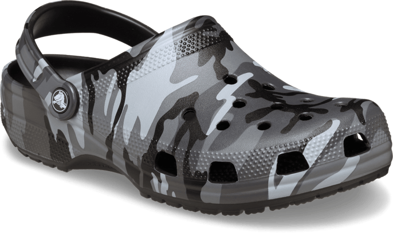 Load image into Gallery viewer, Crocs Classic Camouflage Croc - Black/Slate Grey