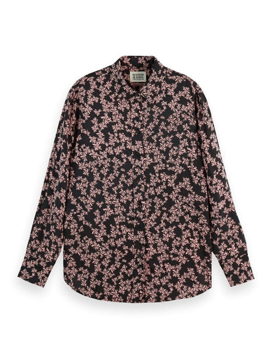 Scotch & Soda Womens Printed Relaxed Fit Shirt