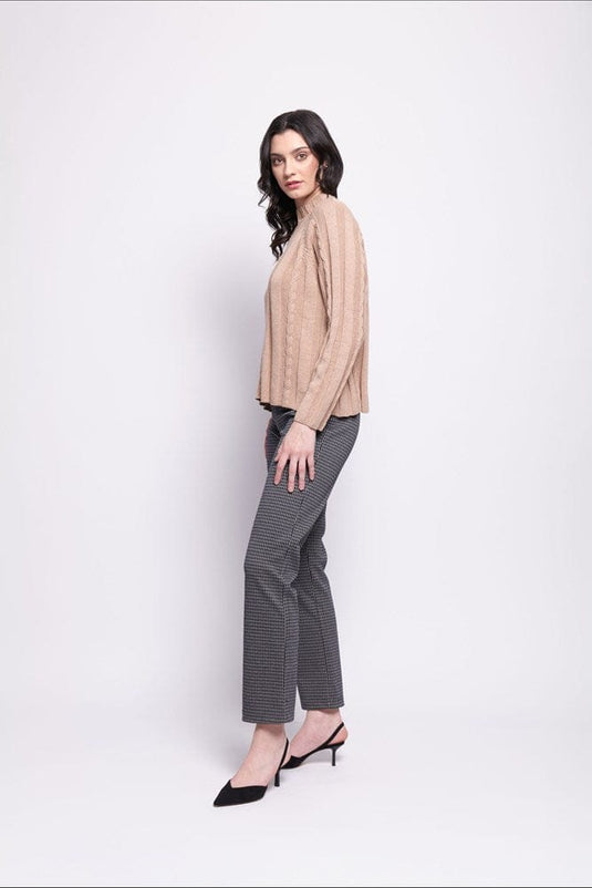 Foil Womens Pic Of The Bunch Steel Check Skinny Pant