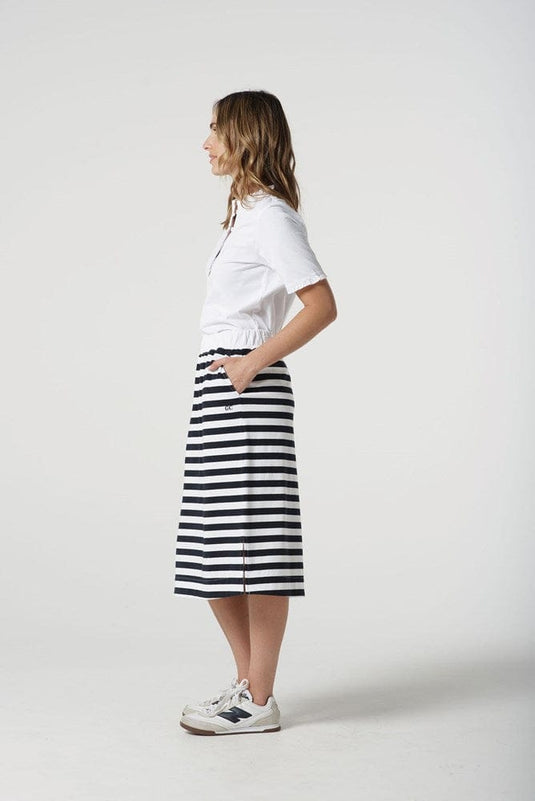 Goondiwindi Cotton Womens Knit Striped Skirt