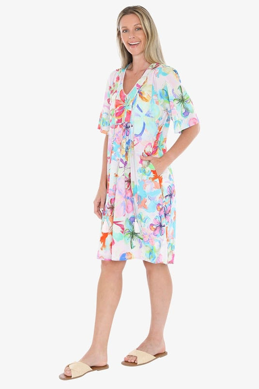 Jump Womens Hibiscus Haze Dress