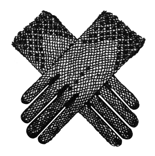 Dents Womens Regina Cotton Crochet Gloves