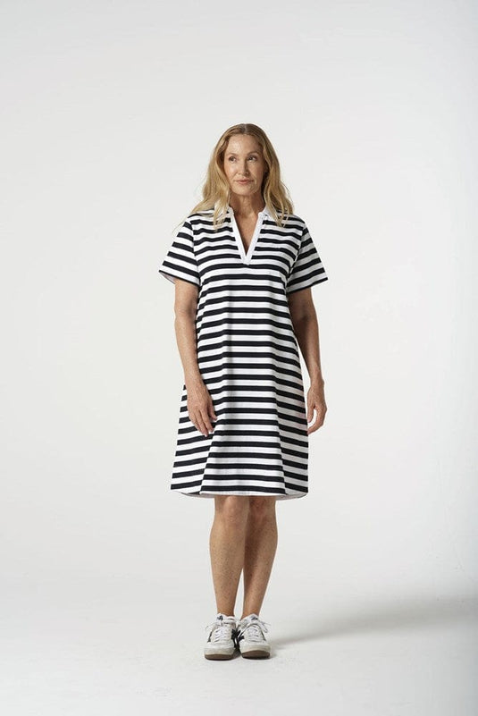 Goondiwindi Cotton Womens Polo Striped Dress