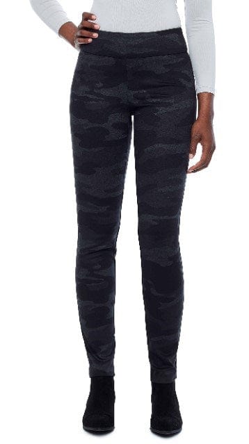 Up Pants Womens Ponte Camo Full Length Slim Pants