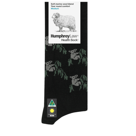 Humphrey Law 60% Fine Merino Wool Patterned Health Sock