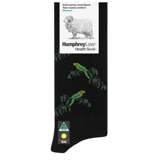 Humphrey Law 60% Fine Merino Wool Patterned Health Sock