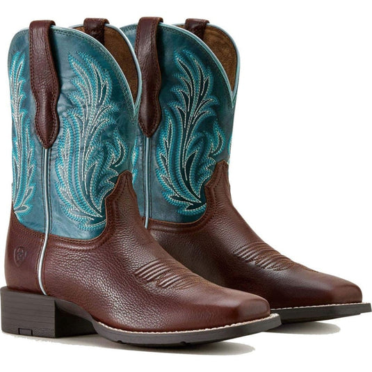 Ariat Womens Round Up Filly Boots - Oiled Leak