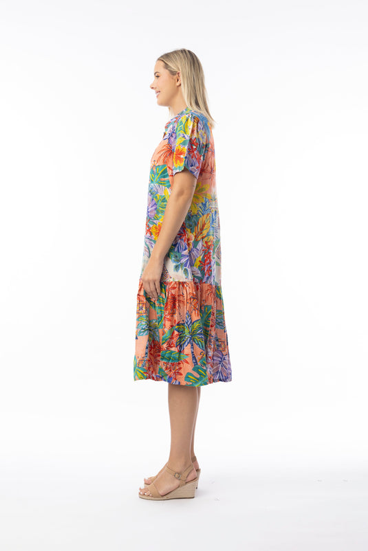 Orientique Womens Aruba Dress Patch Collar