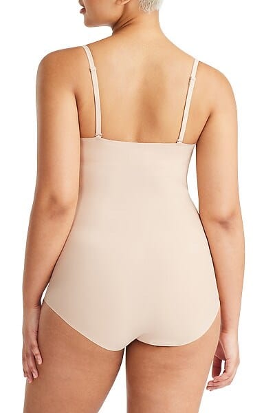 Nancy Ganz Womens Revive Smooth Underbust Bodysuit - Warm Taupe