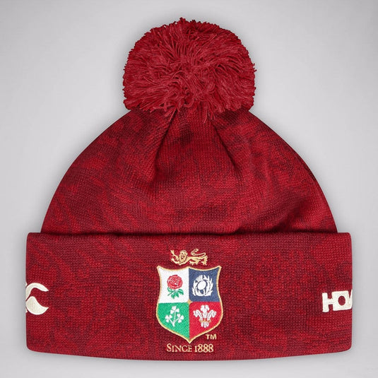 Canterbury Adults Unisex British & Irish Lions Fleece Lined Bobble Hat