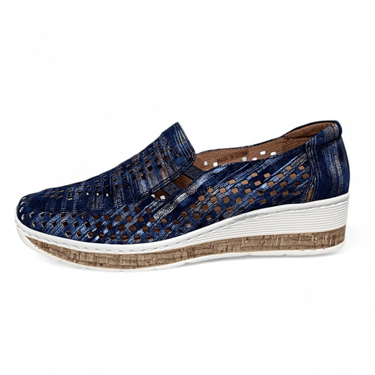 Cassini Womens Monkey Shoes - Navy Traffic