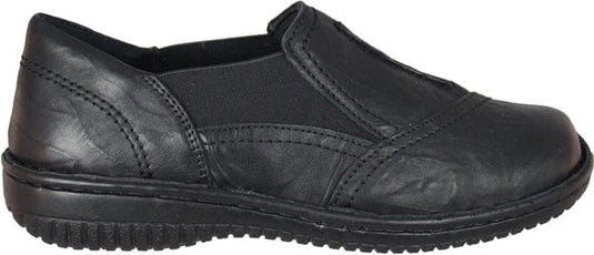 Cabello Comfort Womens Crinkle Shoe - Black
