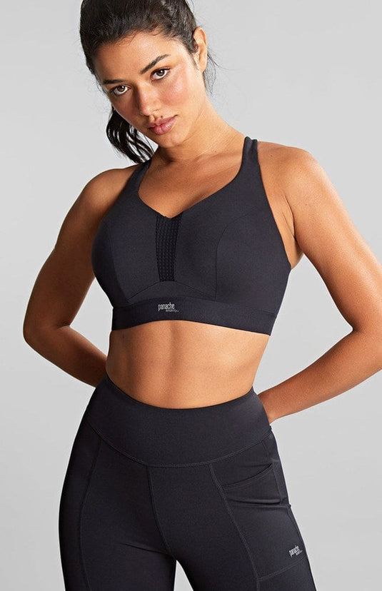 Panache Non-Padded Endurance Black Sports Bra
