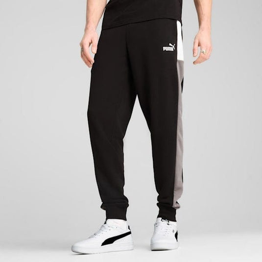 Puma Mens Essentials Block Sweatpants - Puma Black