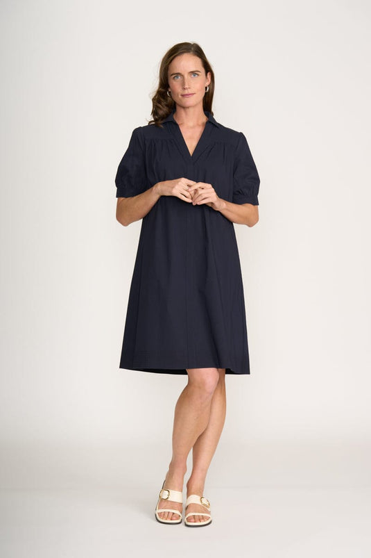 Foil Womens That's The Spirit Dress - True Navy