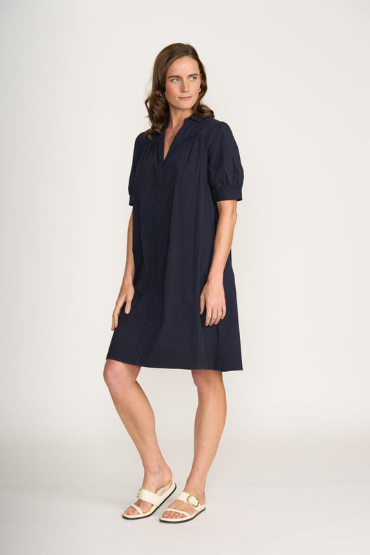 Foil Womens That's The Spirit Dress - True Navy