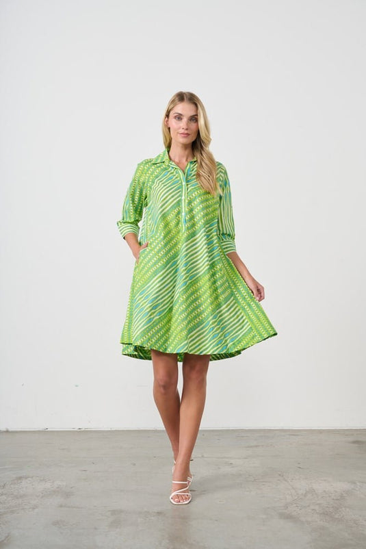 Holmes & Fallon Womens Bias Cut Swing Dress