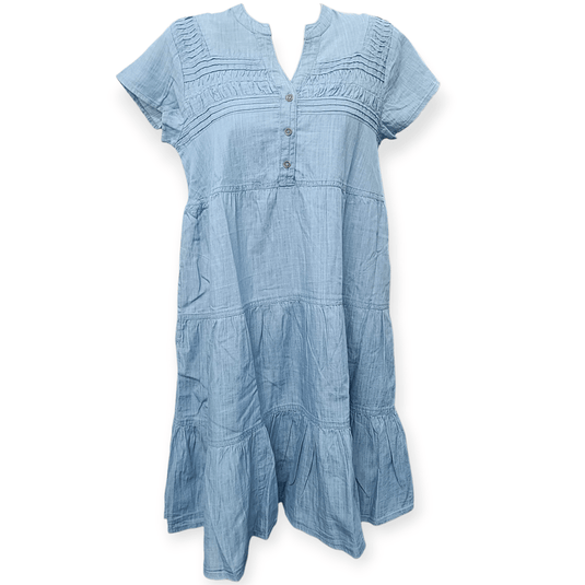 Ibisa Kentucky Tuck Dress - Light