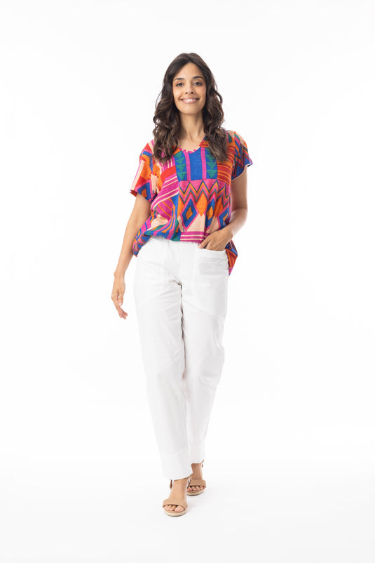 Orientique Womens Jacuma Top Contemporary