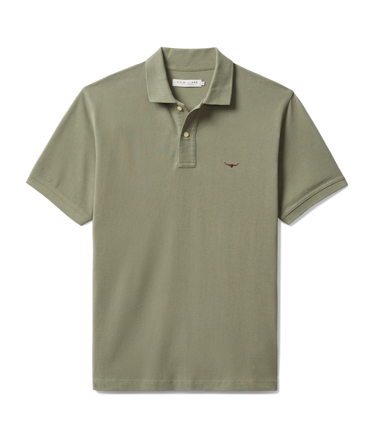 R.M. Williams Mens Rod Polo - Olive