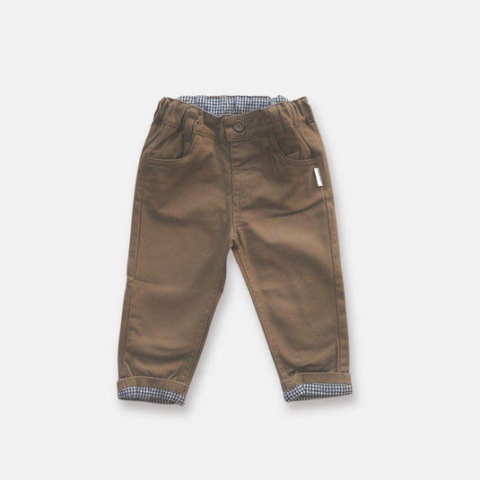 Love Henry Baby Boys Chino Pant - Taupe