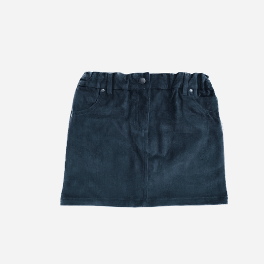 Love Henry Girls Straight Skirt - Navy Corduroy