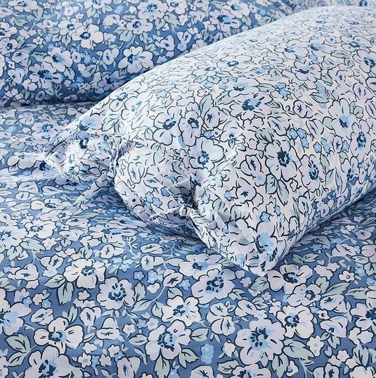 Laura Ashley Libby Blue Quilt Cover Set