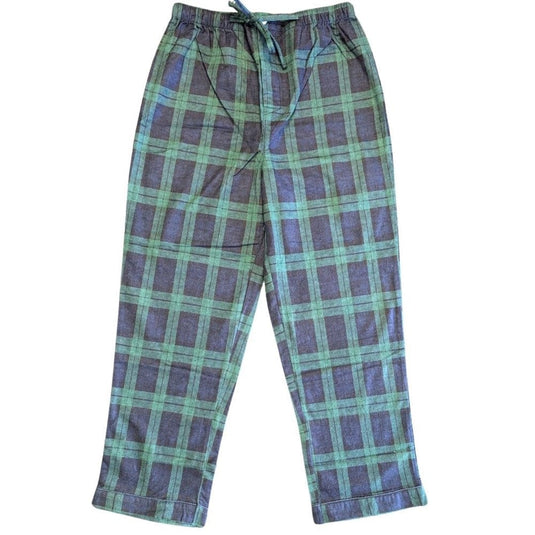 Koala Mens Cosy Suede Flannelette Lounge Sleep Pant - Green