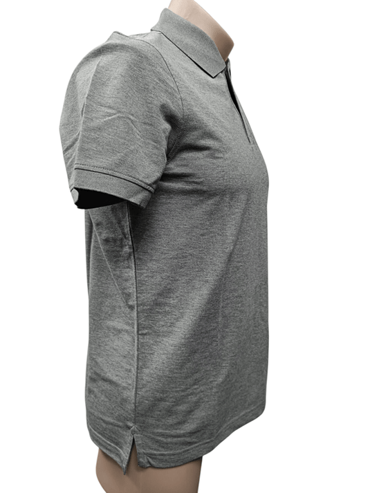 Tommy Hilfiger Mens Performance Pique Regular Fit Polo - Grey Heather