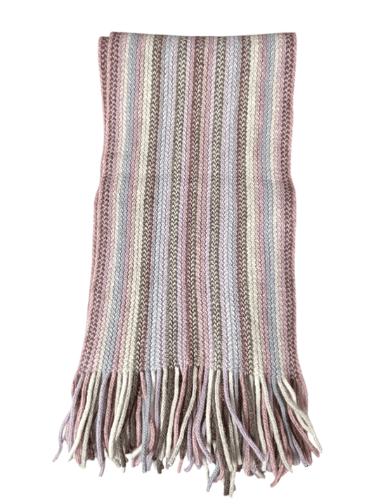 Native World Possum Merino Multi Striped Scarf