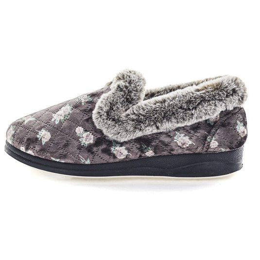 Panda Womens Emille Slippers - Mushroom Floral