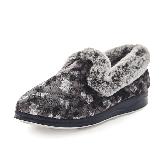 Panda Womens Emille Slippers - Mushroom Floral