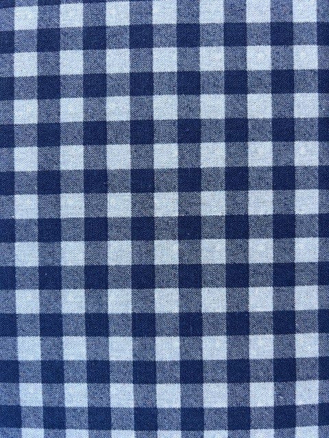 Fern Textiles Printed Fabric - Navy