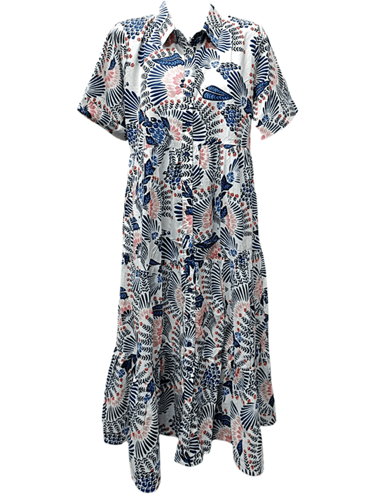 Ibisa Womens Oklahoma Midi Dress