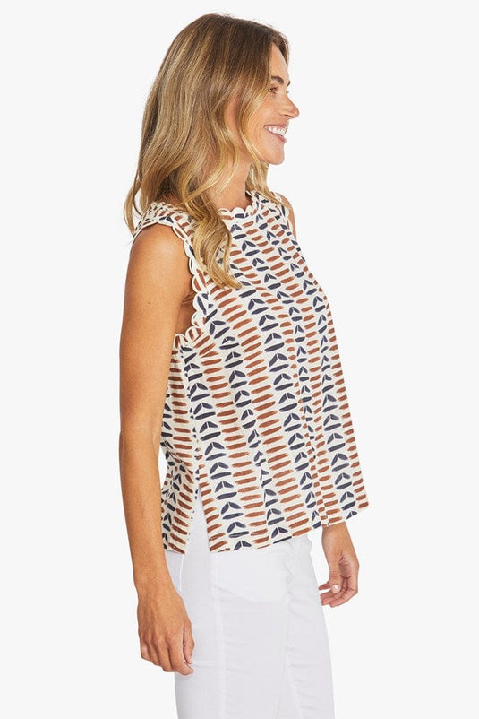 Pingpong Womens Marrakesh Sleeveless Top