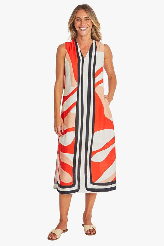 Pingpong Womens Liner Maxi Dress