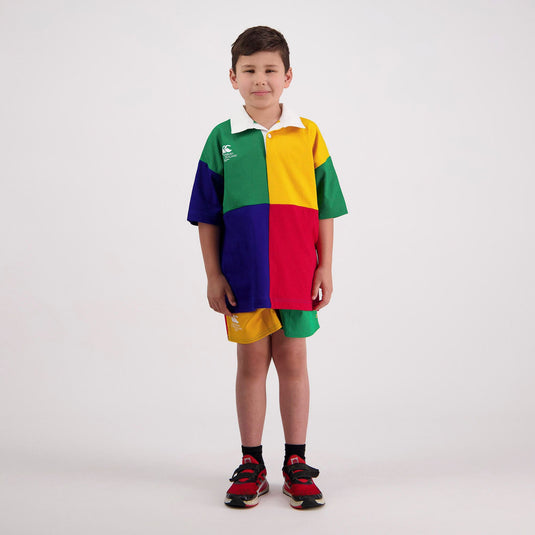 Canterbury Kids Harlequin Block Short Sleeve Rugby