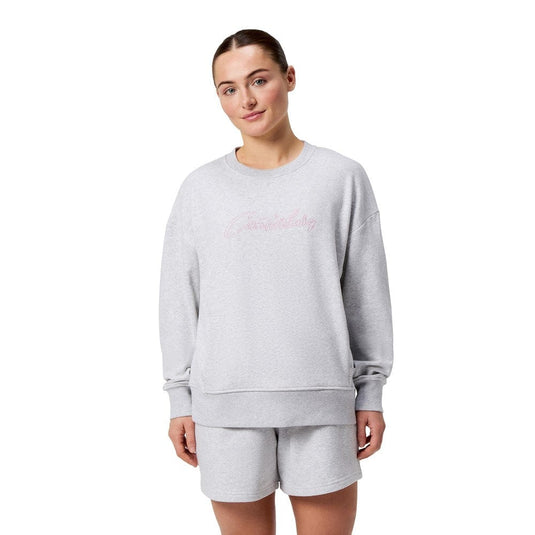 Canterbury Womens Scene-Set Crew Cloud Grey Marle