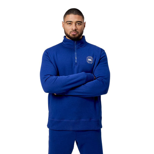 Canterbury Mens Sport Dept. Quarter Zip Royal